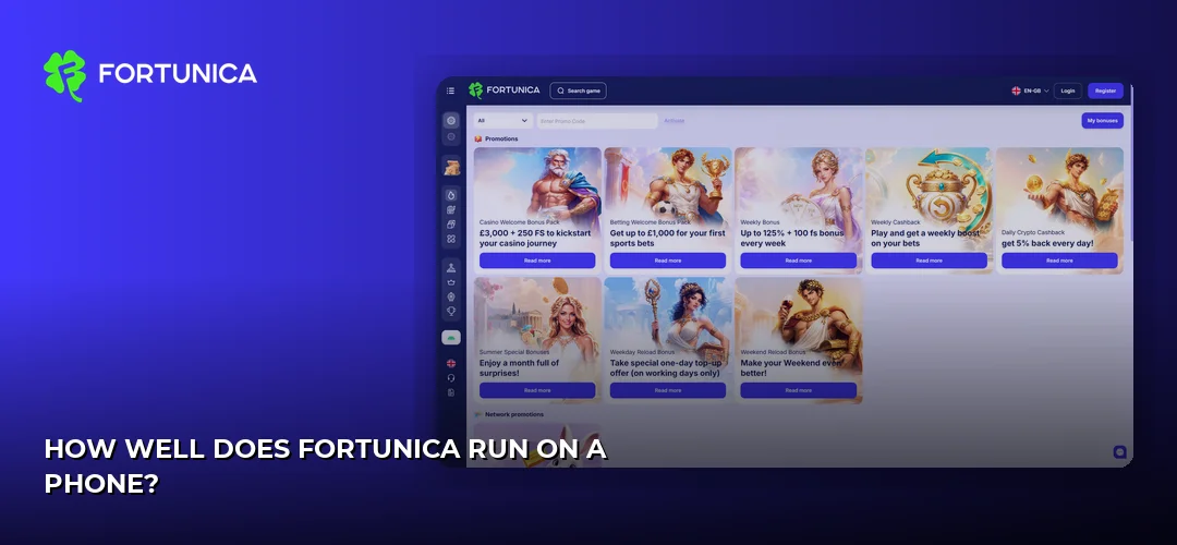 Fortunica promotional banner