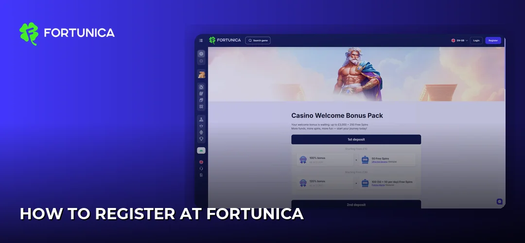 How to register at Fortunica